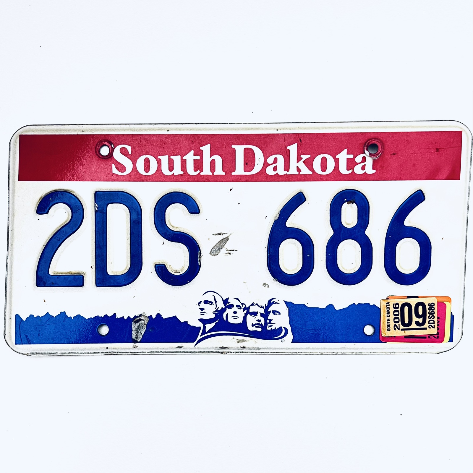 2006 United States South Dakota Mount Rushmore Passenger License Plate 2... - $11.87