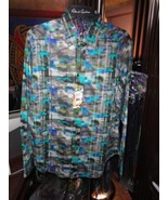 Robert Graham Hydroflauge Long Sleeve Shirt Size Medium - $248.00