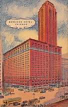 Chicago Il~Morrison HOTEL~1934 Century Of Progress EXPO-ARTIST Drawn Postcard - £7.33 GBP