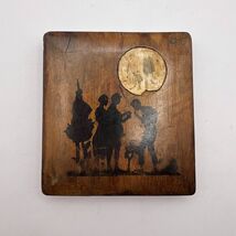 1900 Antique Hand Made Wooden Wood Men's Cigarette Case Box Tobacciana - $88.00