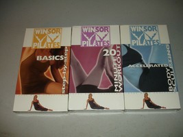 Lot of 3 Winsor Pilates VHS Workout Tapes - NEW  Body Sculpting Slimming Fitness - £9.09 GBP