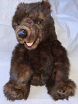 Disney’s California Adventure Grizzly Bear 17” Hand Puppet Mickey On Paws Brown - £18.49 GBP