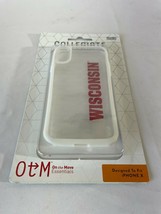 OTM Essentials On the Move Collegiate iPhone X Wisconsin Badgers Phone Case - £7.55 GBP