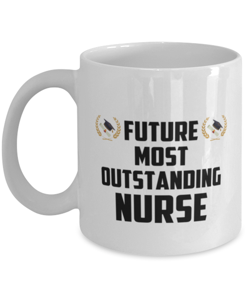 Graduation Mug - Future Nurse Funny Coffee Cup  For Her Him 2021 - Elementary