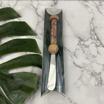 Vintage Joly Marion Spreader Cheese Jam Knife New Rose Flower Handle France - $368.88 MXN