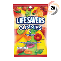 2x Bags Lifesavers Gummies 5 Flavors Assorted Chewy Candy | 7oz | Fast Shipping! - £11.09 GBP
