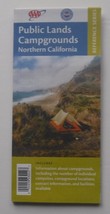 AAA Reference Series Folding Road Map Northern California Campgrounds AA... - $7.69