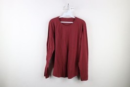 Lululemon Womens Size Large Faded 5 Year Basic Long Sleeve T-Shirt Berry Red - £27.65 GBP