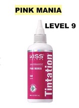 Kiss Tintation Semi-Permanent Hair Color 5 Fl Oz Pink Mania T440 Level: 9 - £4.45 GBP