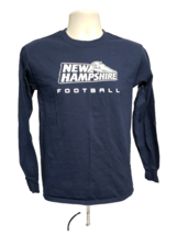 New Hampshire Wildcats Football Bishop Brady 12 Mens S Blue Long Sleeve TShirt - £11.83 GBP