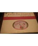 FITZ &amp; FLOYD Candy Cane CELEBRATE Sentiment TRAY Santa NIB  10&quot; x 6.5&quot; - €25,66 EUR