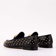 The Jupiter Shoe Black Spike Leather Bit Dress Loafer Limited Edition Women Shoe image 3