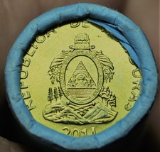 Gem Unc Original Roll (40) Honduras 2014 5 Centavos Coins~Free Shipping - £25.60 GBP