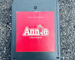 Annie a New Musical Original Cast Recording 1977 Columbia TC8 34712 8-Tr... - £5.80 GBP