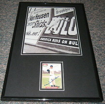 Duke Snider Signed Framed 11x17 Photo Display MLBPA Dodgers - £63.22 GBP