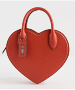 COACH Glovetanned Leather Heart Bag Crossbody ~NWT~ Carmine - $412.14 CAD