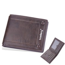 Baellerry 2023 New Short Men Wallets Name Engraving Brand Card Holders Small Mal - £48.73 GBP