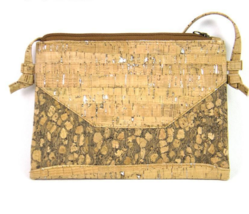 Natural cork small body cross Bags original handmade Portugal cork Eco bags - £21.23 GBP