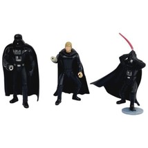 Star Wars Darth Vader &amp; Luke Skywalker Action Figure Toy Lot - 1996/1997 Hasbro - £9.75 GBP