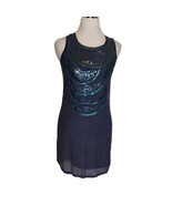 MM Couture Miss Me Dress Womens Small Blue Sleeveless Sequin Embellished... - $402.95 MXN