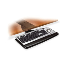 3M AKT170LE ADJUSTABLE ARM KEYBOARD TRAY 3FT/STAND 23IN TRACK ALL IN ONE - $490.29