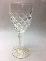 WATERFORD CRYSTAL Single WINE GLASS COMERAGH Pattern STARBURST Base DIAMOND - £31.55 GBP