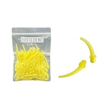 BRITEDENT Intra Oral Impression Mixing Tips Yellow Small 100/Pk BSI-1190 - £5.96 GBP