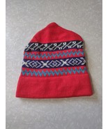 GREAT 1970s 1980s WINTER Beanie Hat Red SKIING HIKING OUTDOORS WOODS SKI - €19,27 EUR