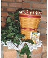 LONGABERGER MAY SERIES SNAPDRAGON BASKET COMBO NEW - £58.33 GBP