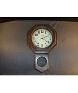 20X14 Vintage Linden Westminster Octagon Wall Clock - $47.51