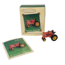 Hallmark Keepsake Miniature Ornament Antique Tractors Metal 6th In Series New - £6.32 GBP