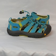 KEEN Newport H2 Youth Size 3 Blue Turquoise Waterproof Sport Sandals (1012314) - £23.59 GBP
