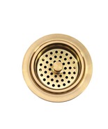 Signature Hardware 480532 3-1/2&quot; Kitchen Sink Basket Strainer - Brushed ... - $799.68 MXN