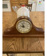 Vintage Sunbeam Wood Mantle Clock Model No. 882-621 WORKS - £28.31 GBP