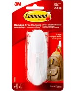 3M Command Large Designer Hook, White, 1 Wall Hook 1 Pack - £5.86 GBP