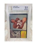 1962 Topps #28 Jim Brown Beckett BCCG 3.5 Cleveland Browns Fullback - £101.08 GBP