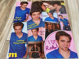 Robert Pattinson Selena Gomez teen magazine poster clipping Twilight Pix love M - £3.99 GBP