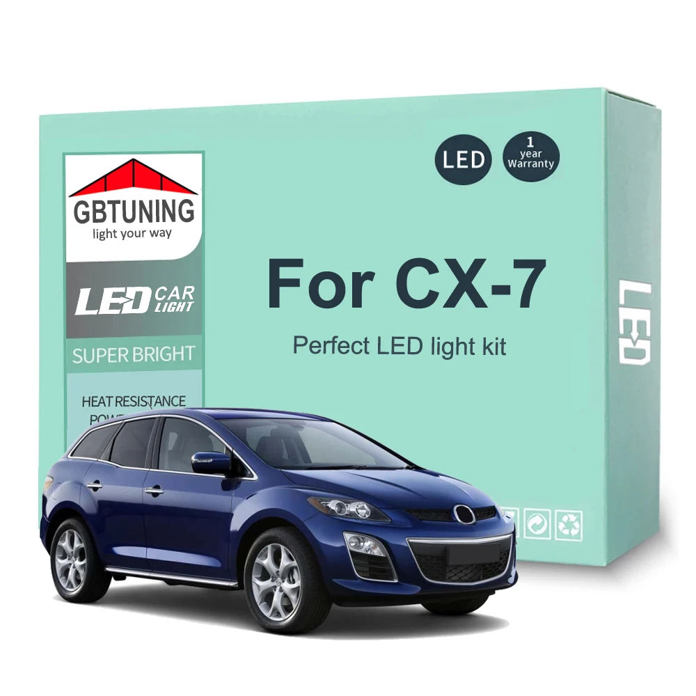 11Pcs LED Interior Light Bulb Kit For Mazda CX-7 CX7 2006-2009 2010 2011 2012 - £12.32 GBP+