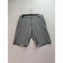 Crivit Running Shorts Mens Size 32 Gray Polyester Slash Pockets Flat Fro... - $17.40