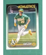2024 Topps Zack Gelof #166 Oakland Athletics Virginia Cavaliers - $2.73 CAD