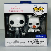 Nightmare Before Christmas Jack and Zero Funko POP! Ornaments Hallmark Disney - $24.75