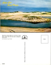 Massachusetts Cape Cod White Sand Dunes Atlantic Ocean View Vintage Postcard - £7.51 GBP