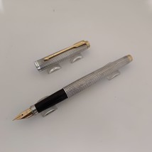Parker 75 Cisele Sterling Silver Fountain Pen - USA - $225.27