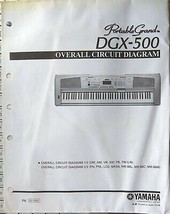 Original Yamaha Overall Circuit Diagram Schematics for DGX-500 Portable ... - $49.49