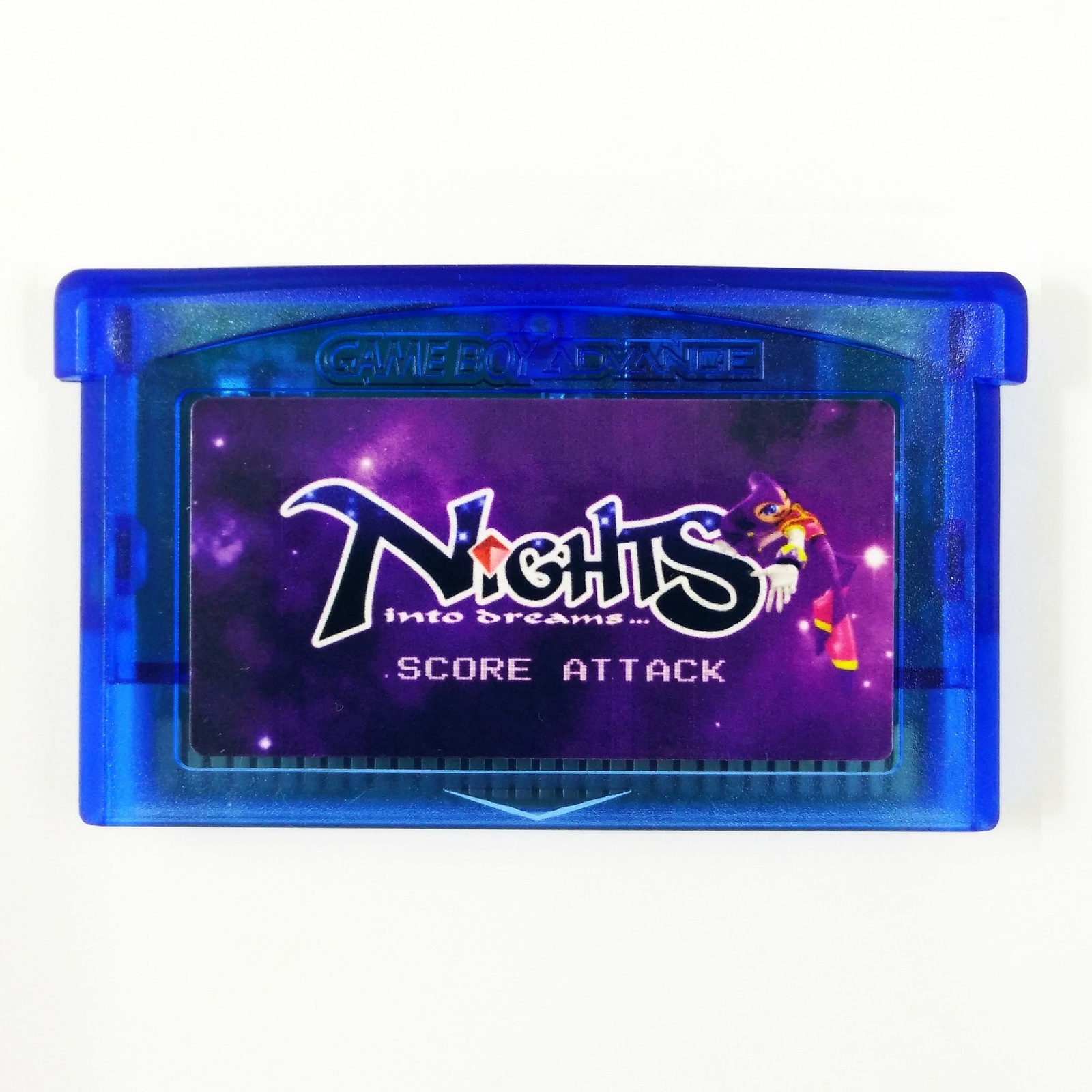 NiGHTS into Dreams Score Attack mini-game GBA cart for Nintendo Game Boy Advance