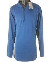  Under Armour Men&#39;s MK-1 1/4 Zip Moroccan Blue New Fitted  - £27.16 GBP