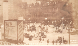 Detroit Michigan Campus Martius Park WWI Victory Loan Automobile Postcard - £23.91 GBP