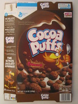 Empty General Mills Cereal Box 2015 Cocoa Puffs 11.8 Oz Chocolatey [G7C5d] - $6.38