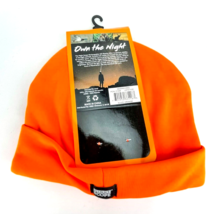 Night Scope USB Rechargeable Led Beanie Blaze Orange Unisex Removable Light - £17.74 GBP