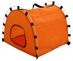 Pet Life ® Skeletal Collapsible Pet Tent - Lightweight Folding Wired Dog Crate w - £23.42 GBP